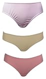 CC Girl Girls 7-16 Solid Microfiber Panty 3-Pack