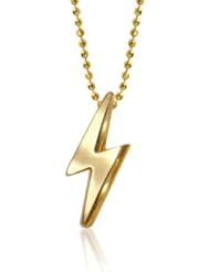 Alex Woo "Little Rock Star" Yellow Lightening Bolt Pendant Necklace