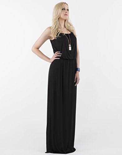 TallWater Jeans Women's Extra Long Karlie Maxi Dress S Black