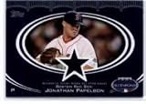 2008 Topps Update All-Star Stitches #JP Jonathan Papelbon - Boston Red Sox (Piece of Authentic All Star Jersey) (Baseball Cards)