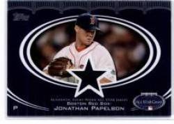2008 Topps Update All-Star Stitches #JP Jonathan Papelbon - Boston Red Sox (Piece of Authentic All Star Jersey) (Baseball Cards)