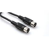 Hosa MID320BK Standard MIDI Cable 20 Foot Black