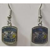 NBA Dangling Earrings - New Orleans Hornets Logo