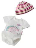 Zapf Creation 812952-3 - Baby Born Babykollektion Body mit Mütze