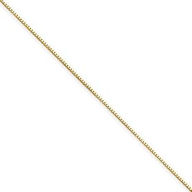 .5mm, 14 Karat Yellow Gold, Box Chain - 20 inch