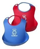 BABYBJORN Soft Bib Red/Blue 2 Pk