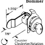 Bommer Industries Model C8710 Mail Box Lock
