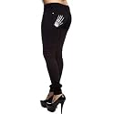 Criminal Damage - Uni-Sex Skinny Fit Jeans with Skeleton Hands