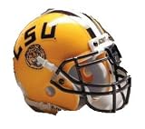 LSU Tigers Schutt Full Size Replica Helmet high gloss official team decals