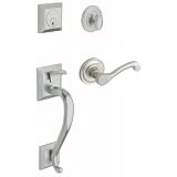 Baldwin 85320.150.LENT Madison Sectional Trim Left Hand Handleset with Classic Lever,...