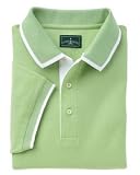 Outer Banks Men's 6 oz. Egyptian Diamond Knit Pique with Intarsia Collar