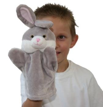 Childrens Toyshop  Toys : My First Puppet - Rabbit hand puppet