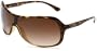 Ray-Ban Women's 4086 Classic Bold Shield Aviator,Dark Tortoise Frame/Brown Lens,66 mm