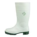 Dunlop White Wellingtons (steel toe cap)