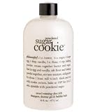philosophy powdered sugar cookie shampoo, shower gel, and bubble bath