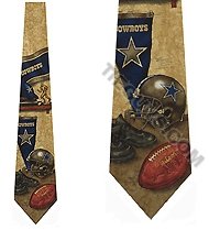 DALLAS COWBOYS Ties Silk NFL Neckties