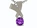 0.87 cttw Genuine Round Amethyst and Diamond title=