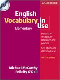 Cover image : English Vocabulary in Use Elementary Book and CD-ROM