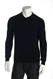 Baruffa Cashmere Black Polo Sweater