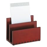 Rolodex 94000 Harmony Wood Mini Sorter, Mahogany Finish