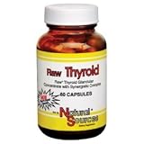 Raw Thyroid 60 capsules by Natural Sources