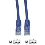 (5 PACK) 30 Feet RJ45 CAT 5E Molded Network Cable - Purple