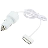 Car charger cable Mini white (2100mAh) for Apple iPad 2 3G, Apple iPod Video 60 / 80GB, Apple iPad 2, Apple iPod U2, Apple iPad, Apple iPod Touch (4G), Apple iPod Touch (3G), Apple iPod Touch (2G), Apple iPod Touch, Apple iPod Shuffle (2G), Apple iPod Shuffle (1G), Apple iPod Photo, Apple iPod Nano (6G)