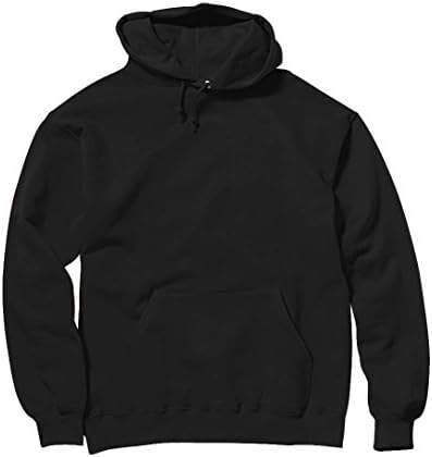 Plain Black Heavyweight Pullover Hoodie Blank Hooded Sweatshirt Unisex Men's