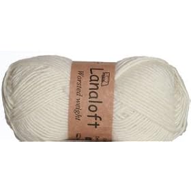 Brown Sheep Yarn - Lanaloft Worsted Yarn - 01 Cottage