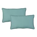 Lumbar Pillow Set Of 2- Blue
