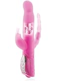 Adam & Eve Toys Eve's Triple Pleasure Rabbit Vibrator, Pink