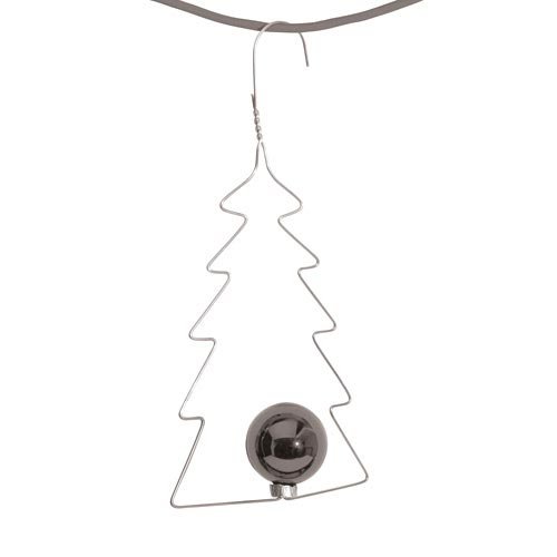 EDELTANNE - SILBER WEIHNACHTSBAUM[-SCHMUCK]