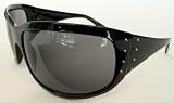 Kitchen & Housewares : Black Stud Wrap Sunglasses