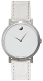 Movado Midsize 605225 Museum Automatic Genuine Alligator Strap Watch Movado Midsize 605225 Museum Automatic Genuine Alligator Strap Watch