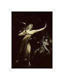 Lady Macbeth Sleepwalking by Henry Fuseli. Art Print Poster 11.25 inches width by 14 inches height. Highest Quality Art Poster Print