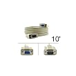 DB9 Male to DB9 Female Extension Cable: 10 ft - by Abacus24-7
