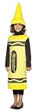 Crayola Crayon (Yellow) Child Costume Size 7-10