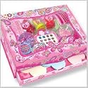 Best Selller Pecoware - Made By Me Card Kits - Stickers, Glitter Pens, Sparkeling Jewels - Beads and More! Comes with Girl's Carry Case - Girl's Love This! Make Your Own Card Set in Travel Box with Drawer. Awesome - Girls Love This!
