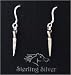 Silver Carrot Earrings