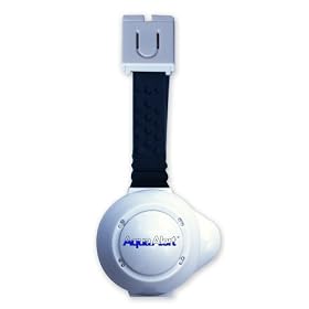 A100 Aqua Alert Water Activated Safety Band, White/Blue