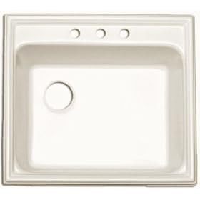 Peachtree Forge PF18 Richmond Kitchen Sink, 3-Hole, Biscuit by Peachtree Forge