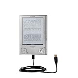Classic Straight USB Cable for the Sony Reader PRS-505 with Power Hot Sync and Charge capabilities - uses Gomadic TipExchange Technology