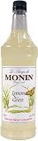 Monin Flavored Syrup, Lemon Grass, 33.8-Ounce Plastic Bottles (Pack of 4)