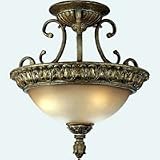 3LT CHRM BRULE SEMI-FLUSH