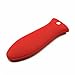 Premium Large Red Silicone Hot Handle Holder for Cast Iron Skillets, Pans, Frying Pans & Griddles, Metal and Aluminum Cookware Handles By Kuche Chef