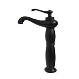 〔INK-0303073G〕　シングルレバーハンドル　トールタイプ　混合水栓　ブラック（黒）