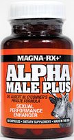 ALPHA MALE PLUS Performance Enhancer by MAGNA RX, Male Enhancement System - Maximum Strength Growth Supplement, Testorone Increaser - 1 Bottle