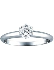 0.50ct Diamond Solitaire Ring 14k Gold H-J I1-I2 Quality