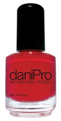 1156011 PT# RED Nail Polish DaniPro Anti-Fungal Red First Kiss .5oz Ea Made by Alde Associates LLC