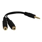 iMBAPrice iMBA-PS-Splitter Premium Speaker and Headphone Splitter Stereo 1 male to 2 Female